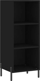 vidaXL Ντουλάπι Μαύρο 34,5x32,5x90 εκ. Επεξεργασμένο Ξύλο