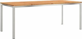 vidaXL Σετ Εξωτερικής Τραπέζης 7 τμχ. 200 x 90 x 75 cm