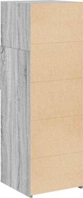 vidaXL Ντουλάπι Γκρι Sonoma 40x42,5x124 εκ. από Επεξεργασμένο Ξύλο