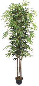 BAMBOO ΤΕΧΝΗΤΟ ΦΥΤΟ ΣΕ ΓΛΑΣΤΡΑ PEVA ΠΡΑΣΙΝΟ H180cm - 032203