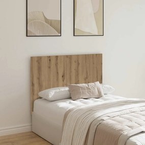 vidaXL Κεφαλάρι κρεβατιού Δρυς τεχνίτης 120x1,5x80 cm