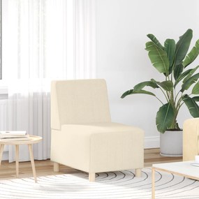 vidaXL Καθίσμα Σαλονιού Κρεμ 55 x 74 x 82 εκ. Βελούδο