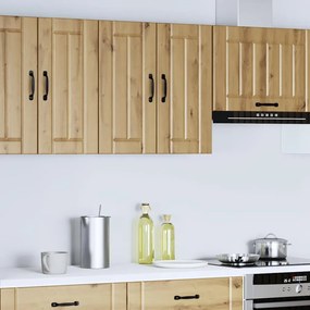 ντουλάπι τοίχου κουζίνας "Lucca" Artisan Oak Engineered Wood - Καφέ