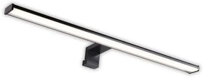 Adeleq Φωτιστικό LED Λουτρού Αλουμινίου PC 40cm 8W IP44 4000K Μαύρο 3-400811