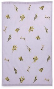 Ποτηρόπανο Βελουτέ Olive Lilac Nef-Nef Homeware 40x60cm 100% Cotton