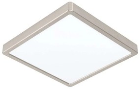 Φωτιστικό Οροφής-Πλαφονιέρα Fueva-Z 98852 28,5x28,5x2,8cm Dimmable Led 19,5W Satin Nickel Eglo Steel,Plastic