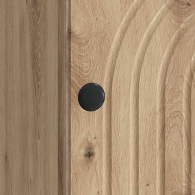 vidaXL Κομοδίνο Artisan Δρυς 43 x 34,5 x 50 εκ Επεξεργασμένο Ξύλο