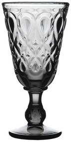 Ποτήρι Κρασιού Lyonnais 631710 Φ8,5x16,5cm 230ml Black La Rochere Γυαλί