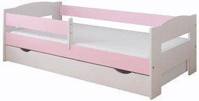 Κρεβάτι μονό με Προστατευτικό  Sadas  Pink  80x180cm  BC60060G BabyCute (Δώρο το Στρώμα)