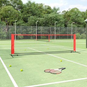 Δίχτυ Τένις Μαύρο &amp; Κόκκινο 300x100x87 εκ. από Πολυεστέρα