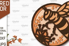 Intra απο ξύλο plywood 3mm-4mm πάχος Διακόσμηση τοίχου με στρώματα μέλισσας Δίασταση 30x20 cm INTRAFABR-100380477