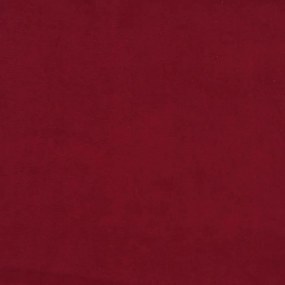 Υποπόδιο Μπορντό 78 x 56 x 32 εκ. Βελούδινο - Κόκκινο