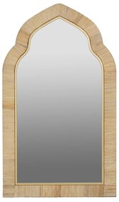 Artekko Bohemian MDF Καθρέφτης Τοίχου με Ρατάν σε Φυσική Απόχρωση (57x3x97)cm Artekko 86646-DS