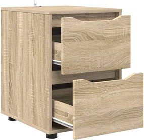 vidaXL Ντουλάπι αποθήκευσης Δρύς Sonoma 40 x 48 x 57 εκ