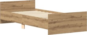 vidaXL Πλαίσιο κρεβατιού χωρίς στρώμα 90x190 εκ. Επεξεργασμένο Ξύλο