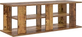 vidaXL Βάση τηλεόρασης Παλιό ξύλο 96 x 35 x 33,5 εκ