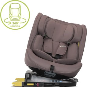 CAR SEAT RODEO DARK PINK 40-150CM ISOFIX,360