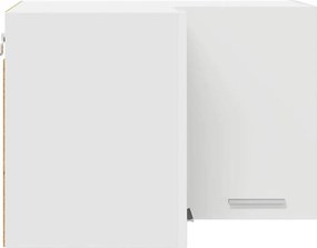 vidaXL Κρεμαστό ντουλάπι Λευκό 57 x 57 x 40 εκ. Επεξεργασμένο Ξύλο