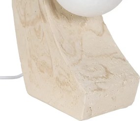 Επιτραπέζιο φωτιστικό μπεζ 16,50x11,50x30 εκ.