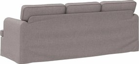 vidaXL Καναπές Taupe 201 x 80 x 85 εκ ύφασμα