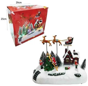 Χριστουγεννιάτικο Χωριό με Φωτισμό και Μουσική – Christmas Village with Light and Music