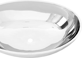 vidaXL Νιπτήρας Ασημί 40 x 33 x 13,5 εκ. Κεραμικός