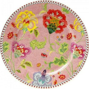 Πιάτο Φρούτου Floral Pink 14.221.03 Φ21cm Pink-Multi Cryspo Trio Πορσελάνη
