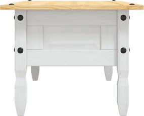 vidaXL Τραπέζι Σαλονιού Μεξικ. Στιλ Corona Λευκό 100x55x44 εκ. Πεύκο