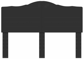 vidaXL Κεφαλάρι Μαύρη Οξυά 150 cm Επεξεργασμένο ξύλο