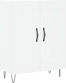 vidaXL Ντουλάπι Λευκό 69,5x34x180 εκ. από Επεξεργασμένο Ξύλο