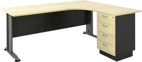 SUPERIOR COMPACT Δεξιά Γωνία Απόχρωση Dark Grey - Beech   1τμχ