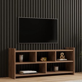 Έπιπλο τηλεόρασης Kapri pakoworld σε sonoma απόχρωση 120x28x55εκ