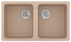 Sanitec Classic 334 Granite Sand Ένθετος Νεροχύτης
