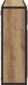 vidaXL Ράφι Τοίχου με ράφι Επιτοίχιο Artisan Oak 65 x 20 x 60 εκ