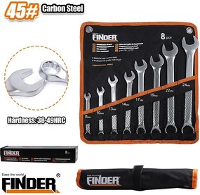 Σετ κλειδιά γερμανοπολύγωνα - 8pcs - Finder - 192111