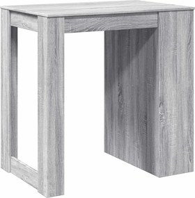 vidaXL Τραπέζι Μπαρ Γκρι Sonoma 102x70x103,5 εκ. Επεξεργ. Ξύλο