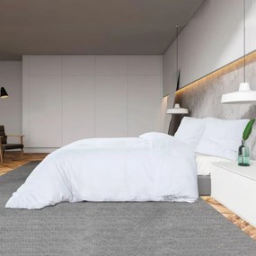 Σετ Παπλωματοθήκη vidaXL Λευκό 135x200 εκ. Βαμβακερό