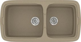 Sanitec Classic 305 (96×51) - Γρανιτένιος νεροχύτης - Granite Taupe