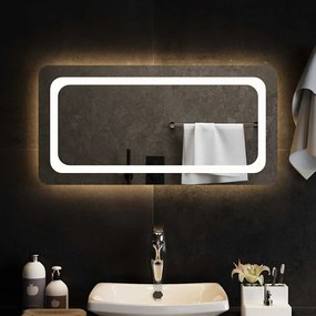 vidaXL Καθρέφτης Μπάνιου με LED 80x40 εκ.