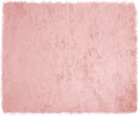 vidaXL Χαλί από τεχνητό πρόβειο δέρμα TAFALLA Ροζ 200 x 280 εκ.