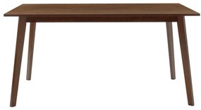 Τραπέζι Benson pakoworld MDF με καπλαμά χρώμα καρυδί 150x90x75εκ