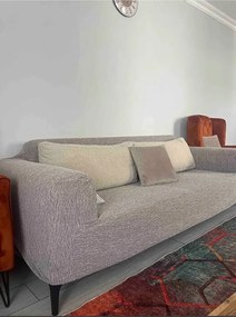 Stewehome Ελαστικό κάλυμμα καναπέ 3 θέσεων από ζακάρ 180x220 cm