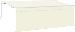 vidaXL Σκηνίτσα Αναδιπλούμενη Κρεμ 350 x 200 cm