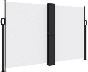 vidaXL Σκίαστρο Πλαϊνό Συρόμενο Λευκό 140 x 1200 εκ.