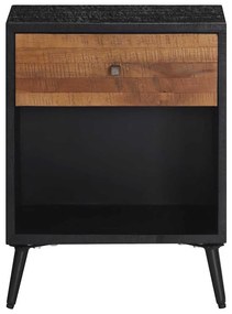 vidaXL Κομοδίνο 40 x 30 x 50 εκ. από Μασίφ Ξύλο Teak