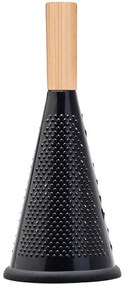 Τρίφτης Τυριού Bamboo Essentials 01-14667 12,2x12,2x28cm Natural-Black Estia Steel,Bamboo