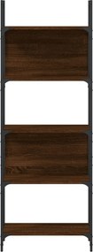 vidaXL Βιβλιοθήκη 5 Επιπέδων Καφέ Δρυς 60,5x24x166,5εκ. Επεξεργ. Ξύλο