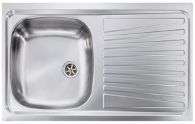 Sanitec Stainless Steel Sinks 11561 Ανοξείδωτος Νεροχύτης 45cm