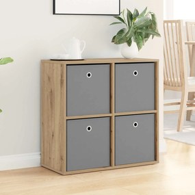 vidaXL Πλαϊνό γραφείο Artisan Oak 68,5 x 32 x 67 εκ