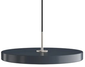 Φωτιστικό Οροφής Asteria Medium Steel 2171C4172 Φ43x4cm Led 1300lm 16W 3000k Anthracite Umage